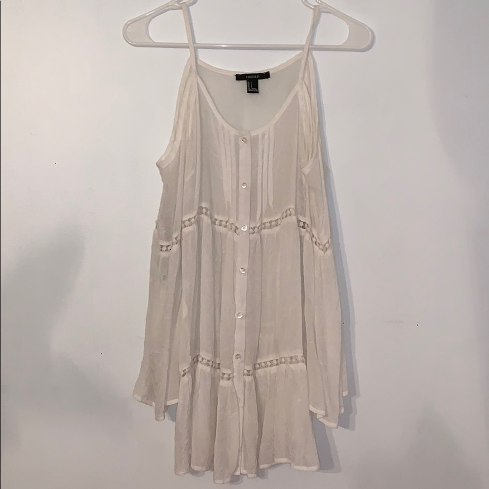 Forever 21 sheer beach dress